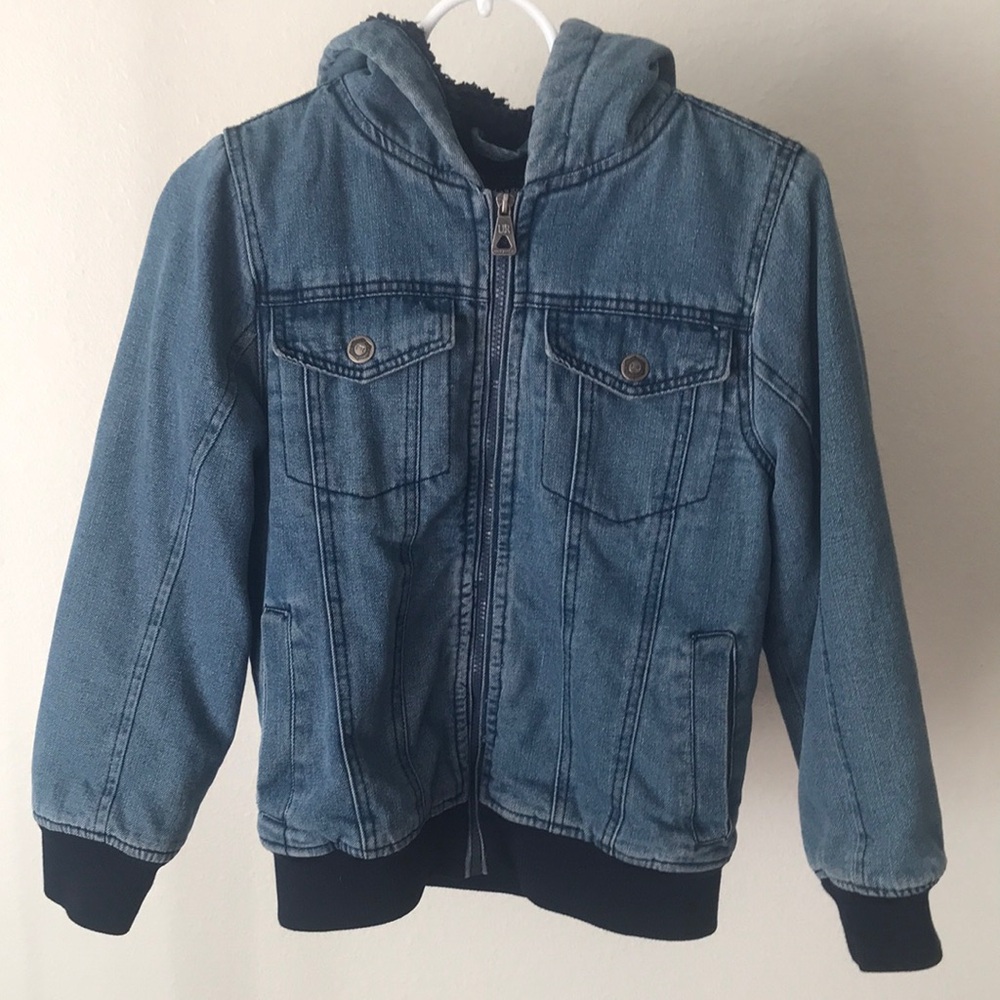 Youth Urban Republic Blue Denim Jacket Size M 10/12
